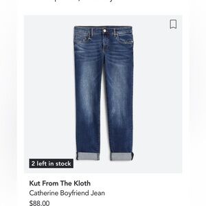 Kut from the Kloth Catherine Boyfriend Jean! 8P